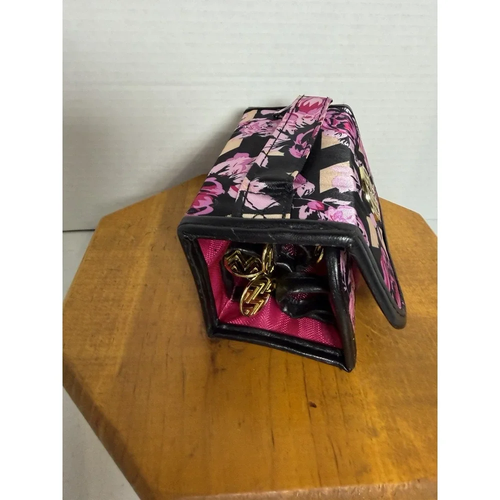 Macbeth Collection‎ Margaret Josephs Floral Travel Jewelry Organizer Roll Case